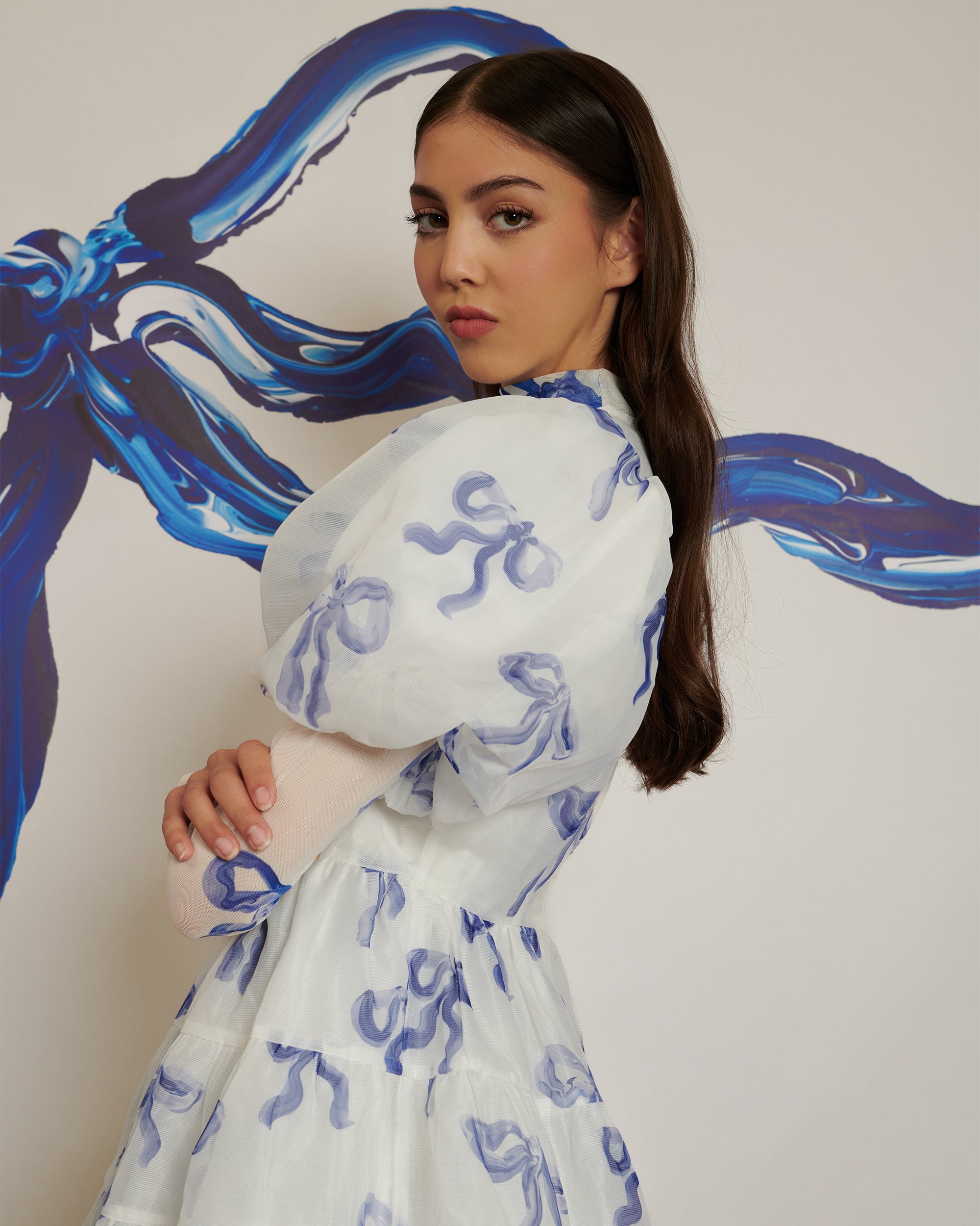 <b>POPPY x sister jane</b><br>Flying Bows Mini tiered Dress