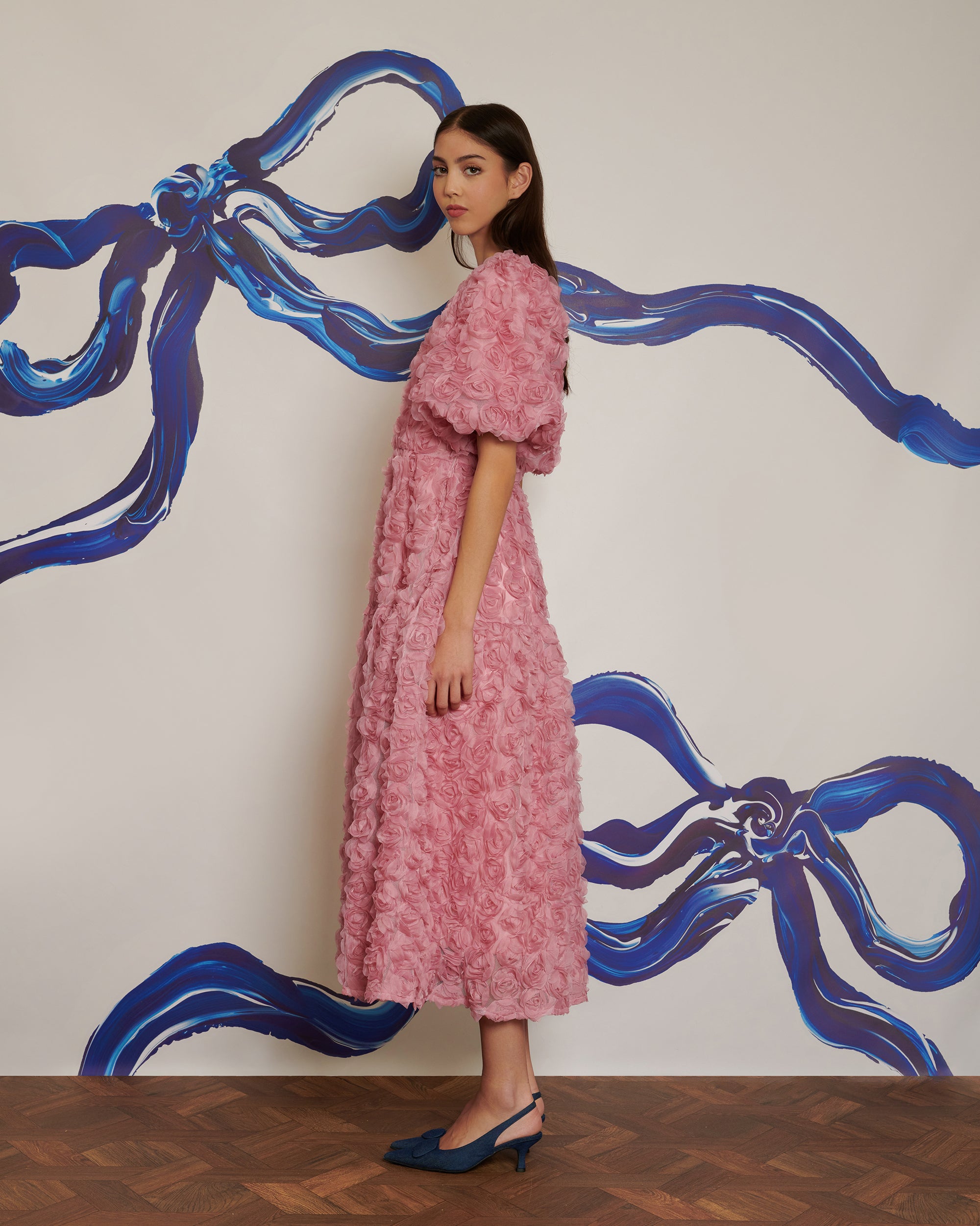POPPY x sister janeRose Delice Tulle Midi Dress