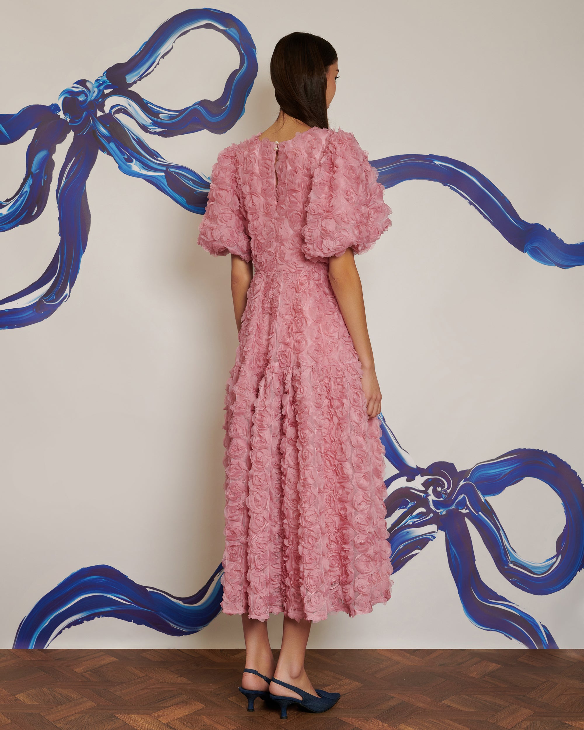 <b>POPPY x sister jane</b><br>Rose Delice Tulle Midi Dress