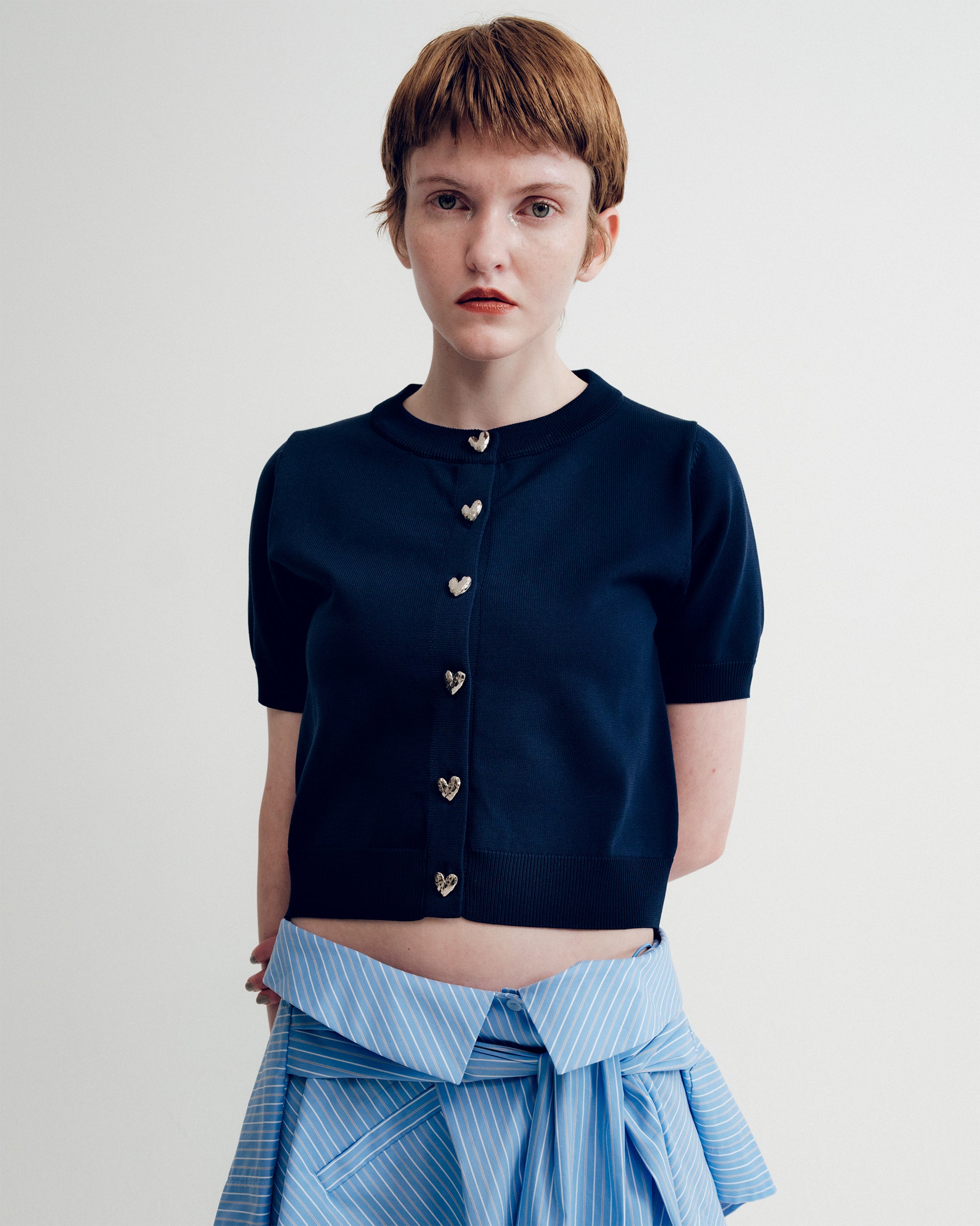 Heart button cardigan