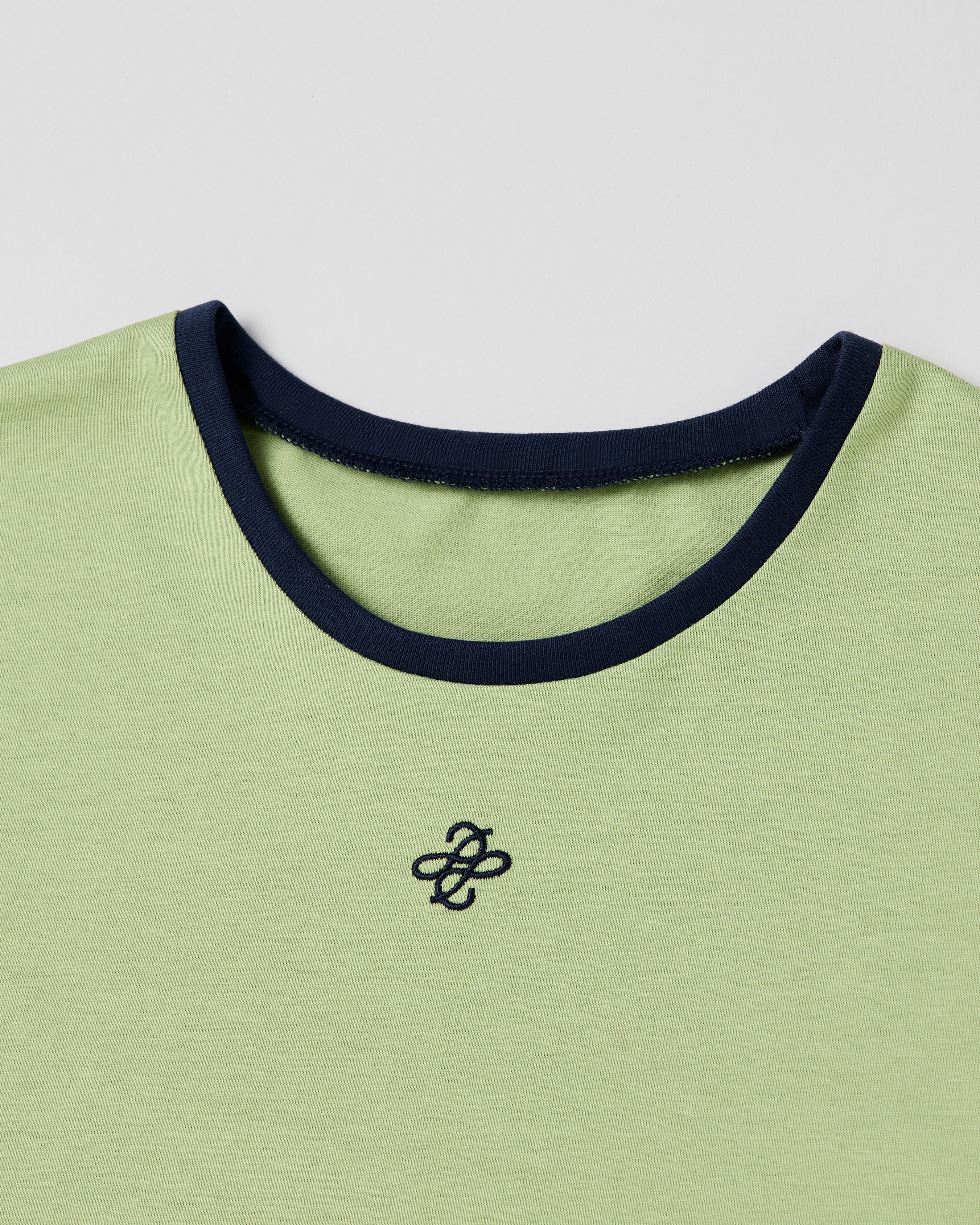 Bicolor ringer t-shirt (green)
