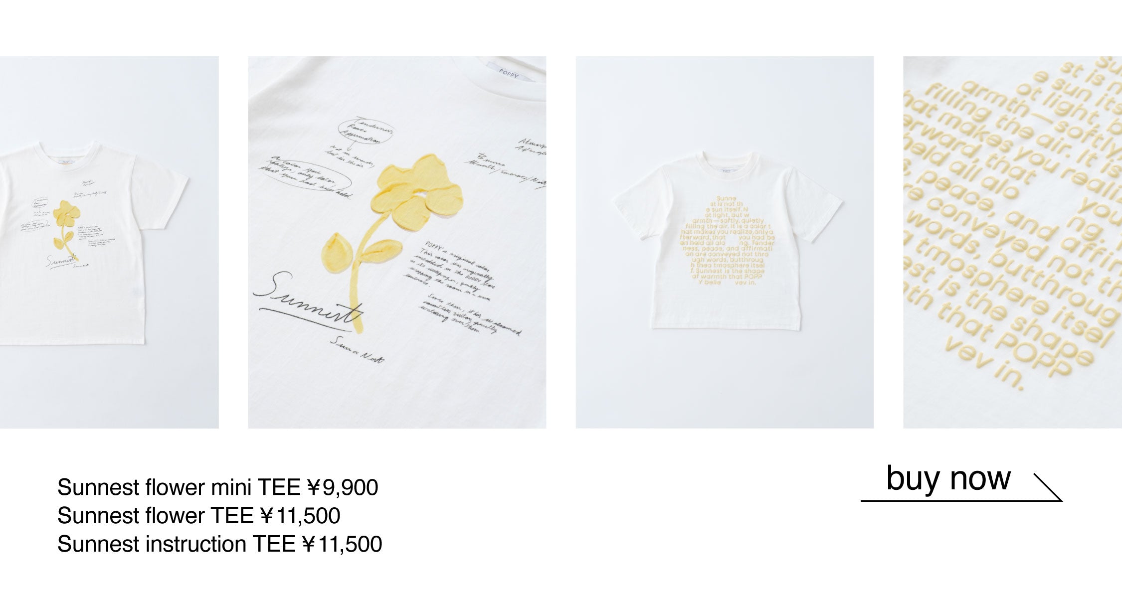 T-shirt selection