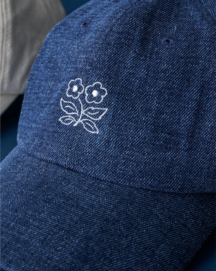 POPPY logo cap(denim)