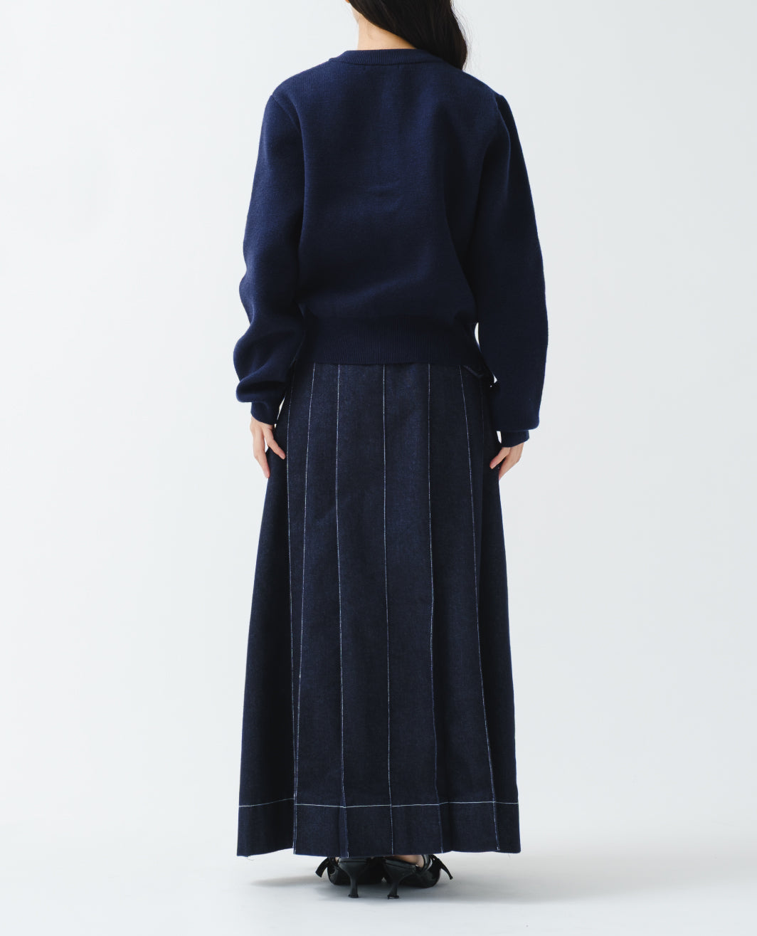 Grosgrain ribbon border cardigan