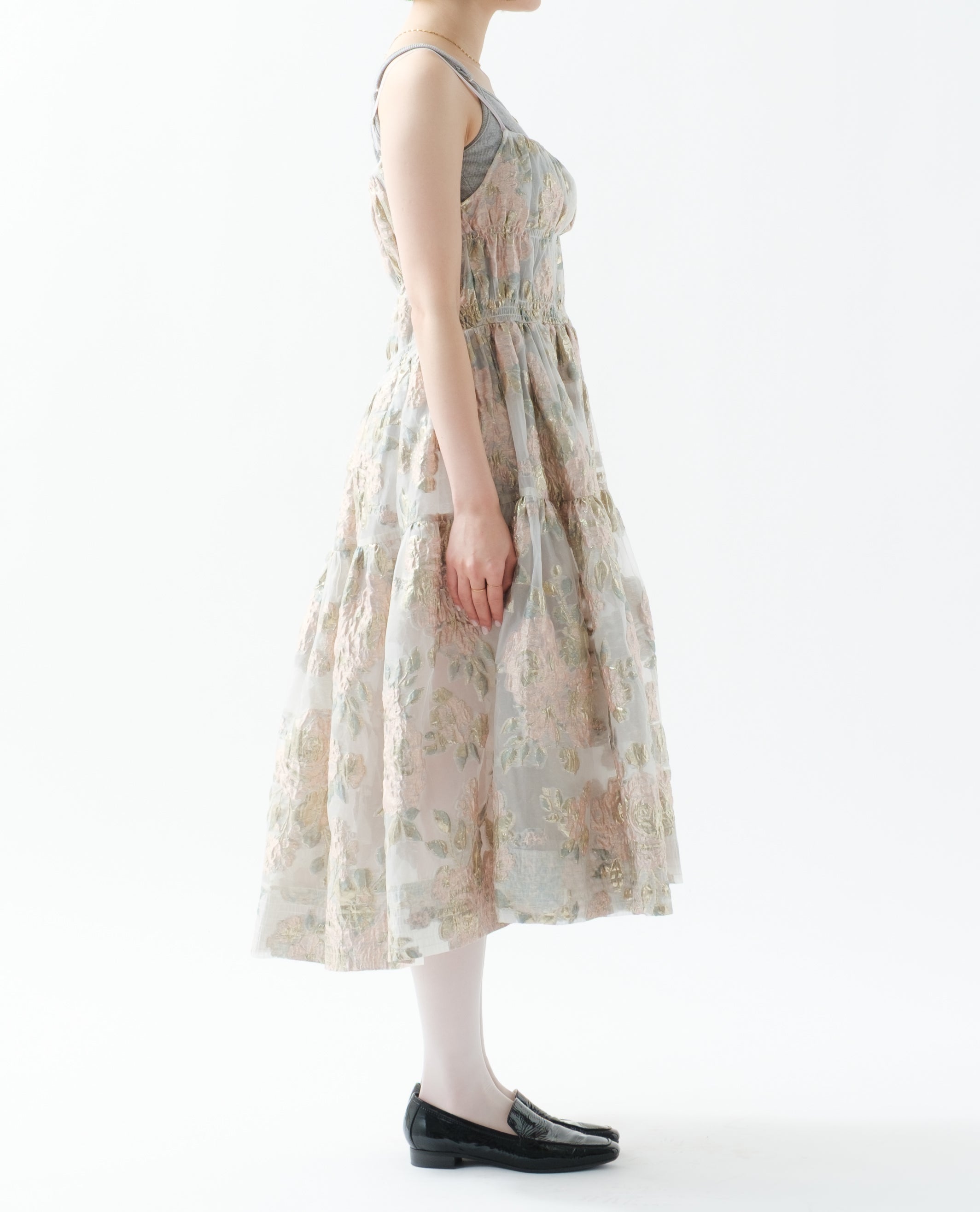 poppy flower see-through cami dress sサイズ POPPY FLOWER SEE-THROUGH CAMI DRESS Mサイズ
