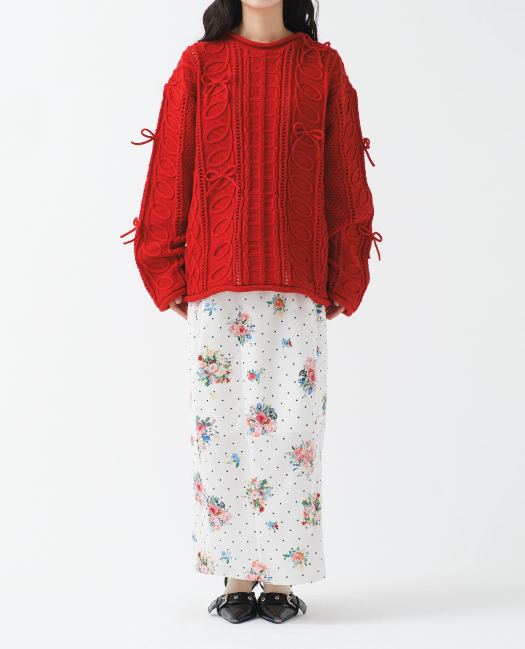 Kurukuru ribbon Knit