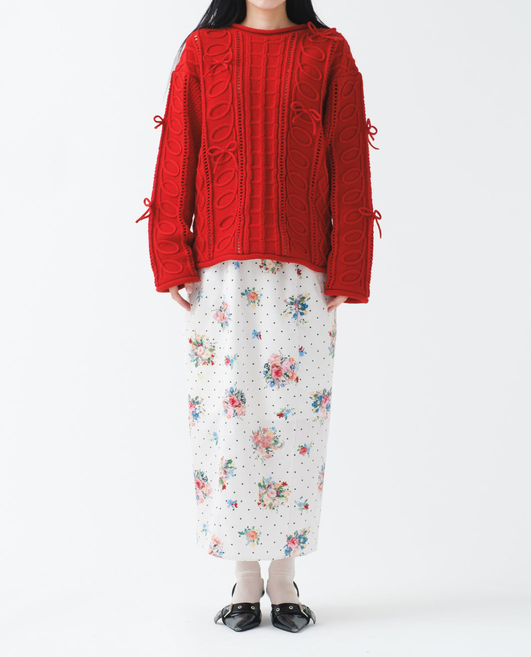 Kurukuru ribbon Knit