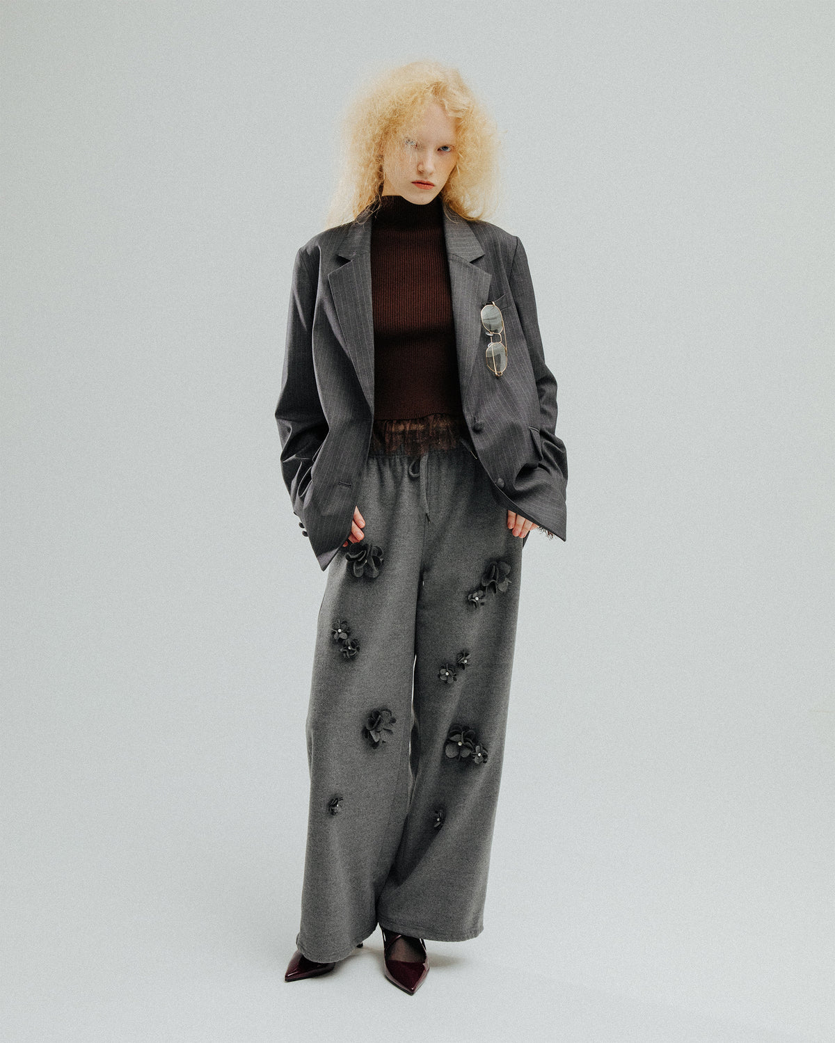 Melton fleur pants