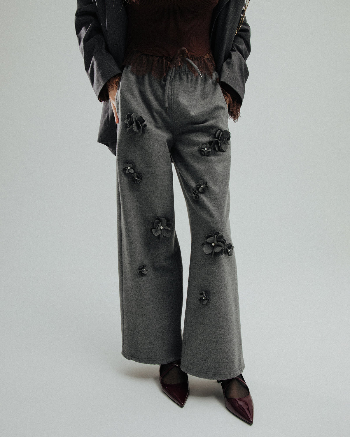 Melton fleur pants
