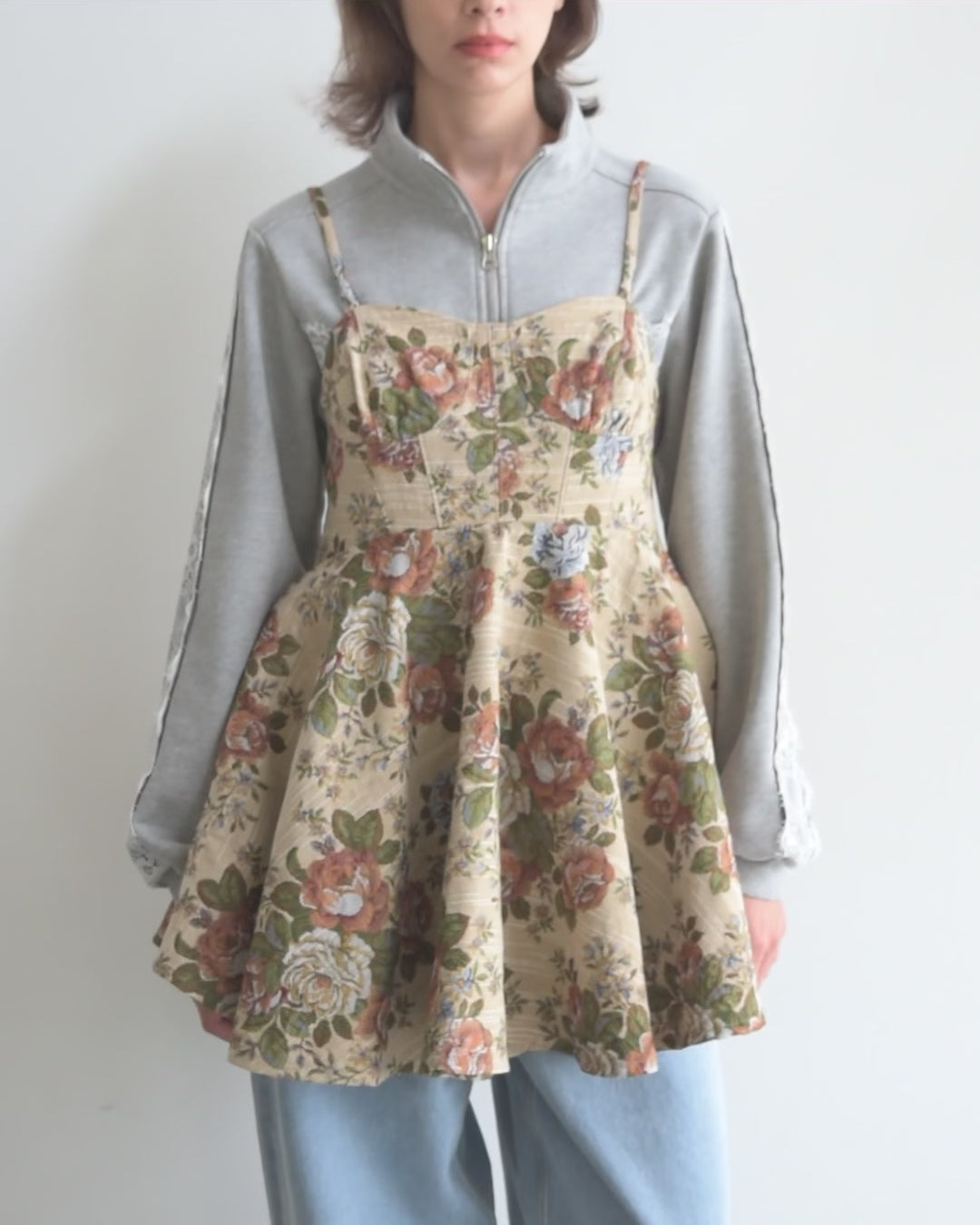 Gobelin pattern cami tunic