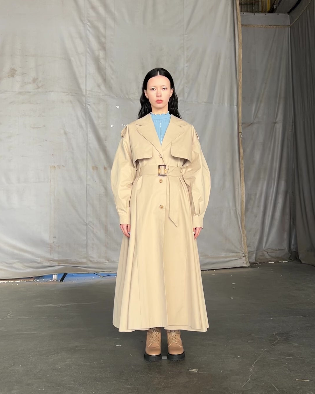 ジャケット・アウター 5way trench coat Buy CLUB BOLLYWOOD® Windproof Men'trench Coat Warm Peacoat Soft