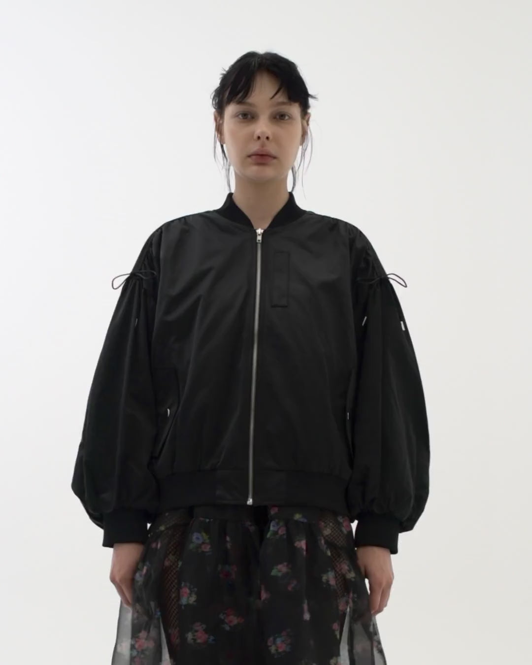 Gather ribbon MA-1 (black)