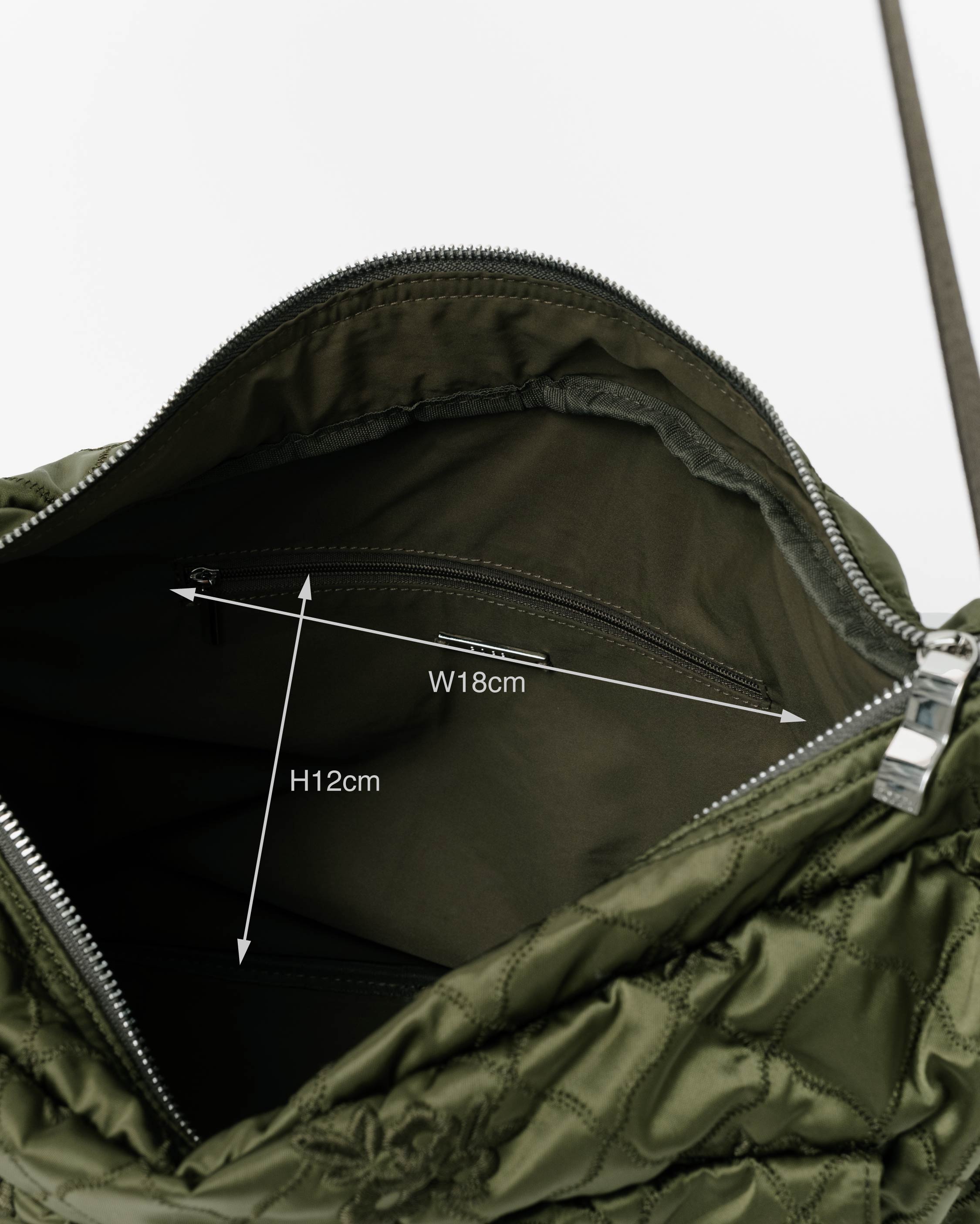 Quilted shoulder bag