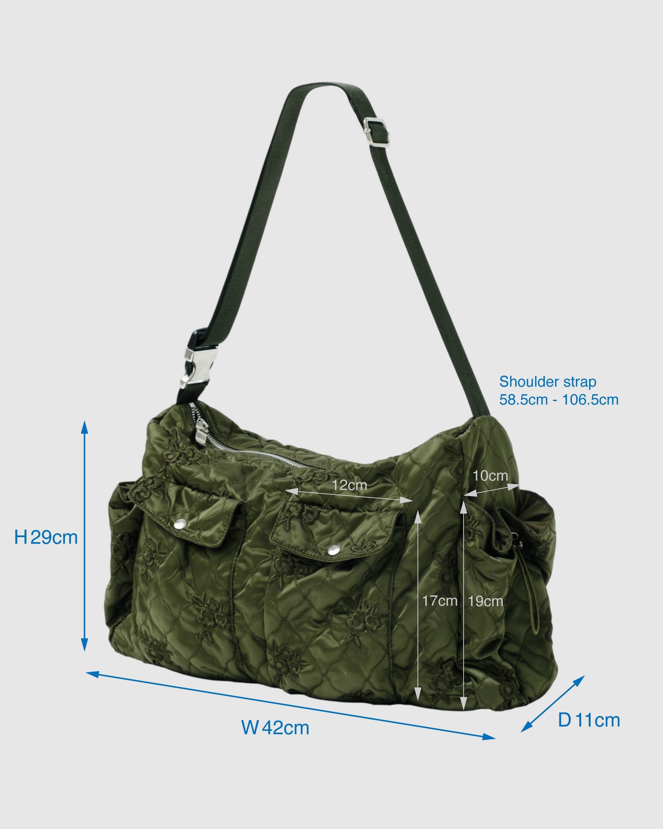 Quilted shoulder bag