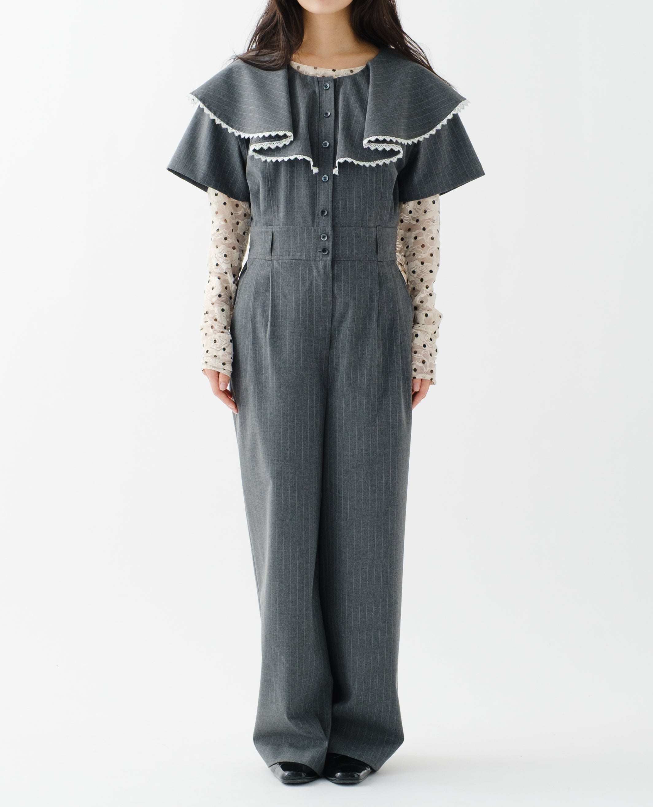 モデル身長 : 154cm / 着用サイズ：1