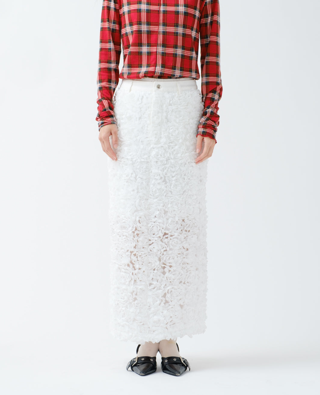 Flower garden tight skirt