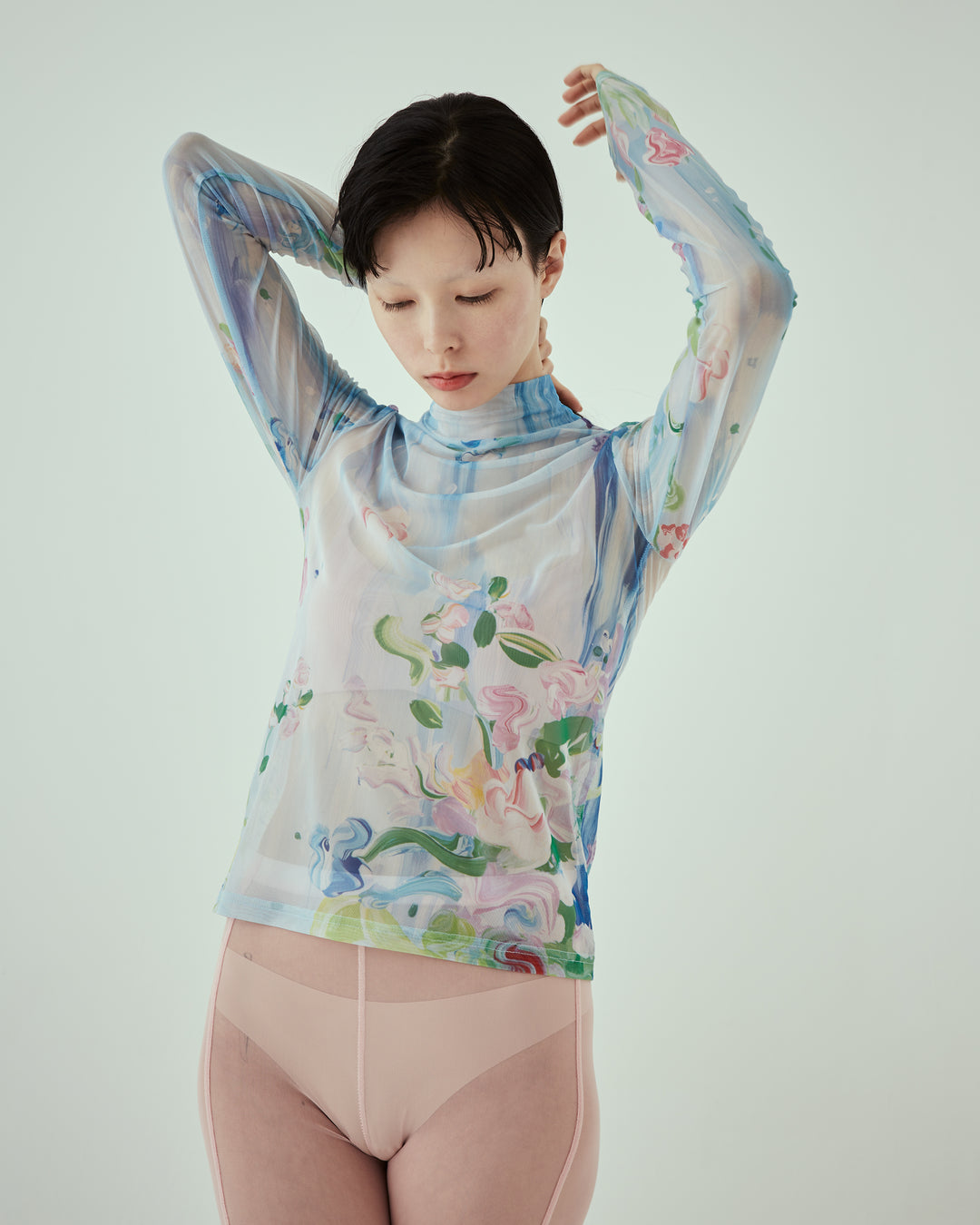 Blooming flower see-through tops – POPPY