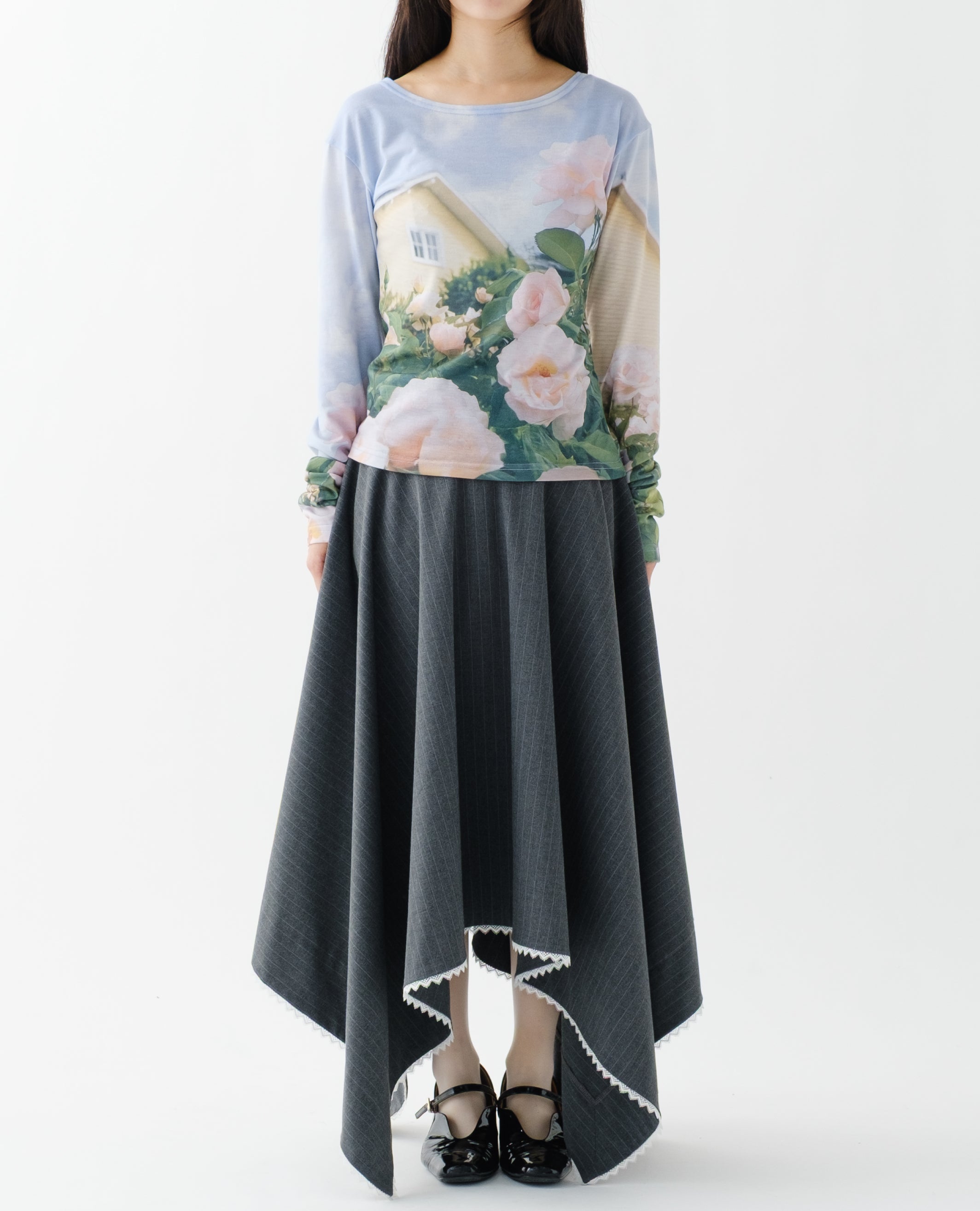【新品タグ付】POPPY Captured scenery top 花柄トップス Captured scenery top