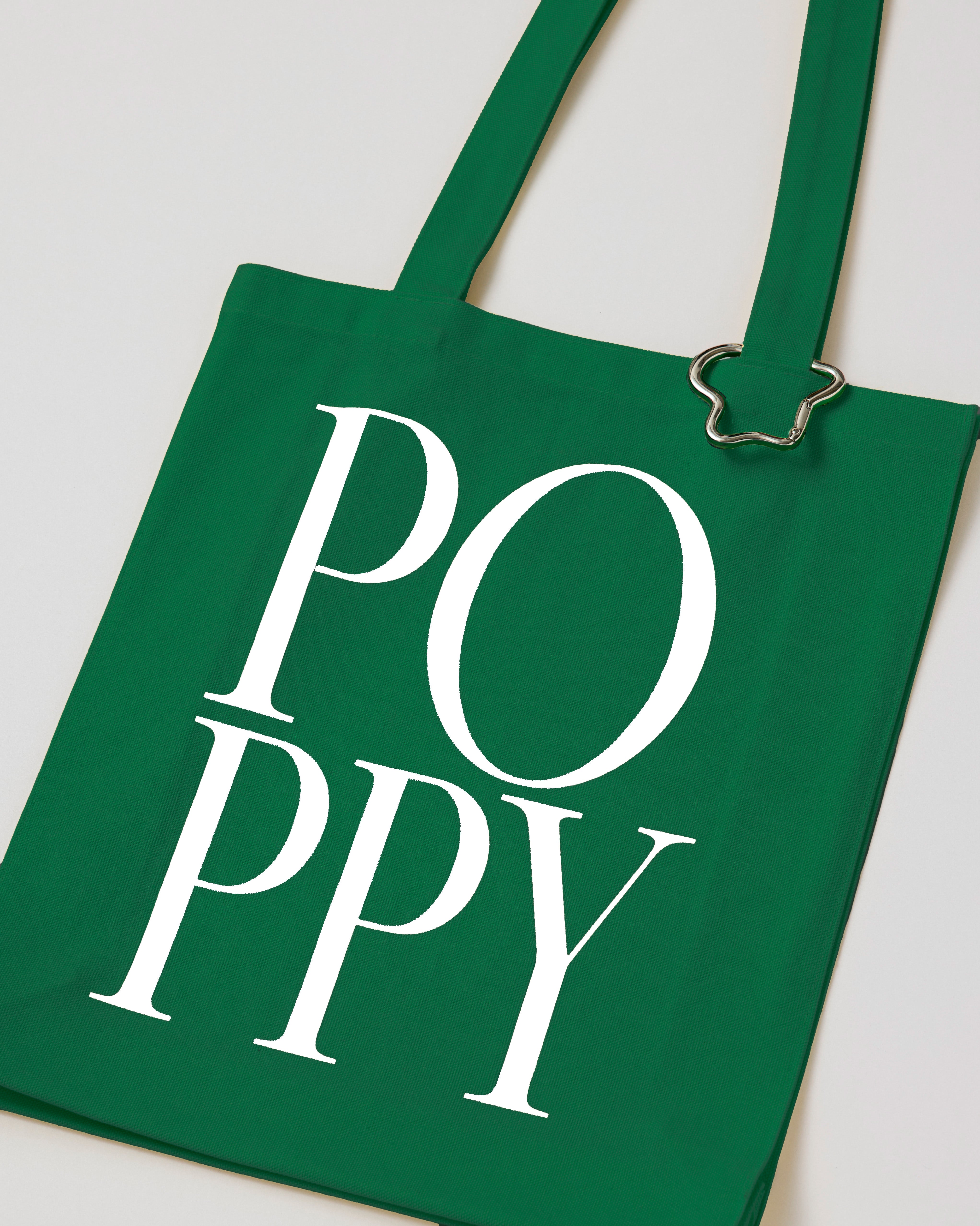 Logo tote bag (green)