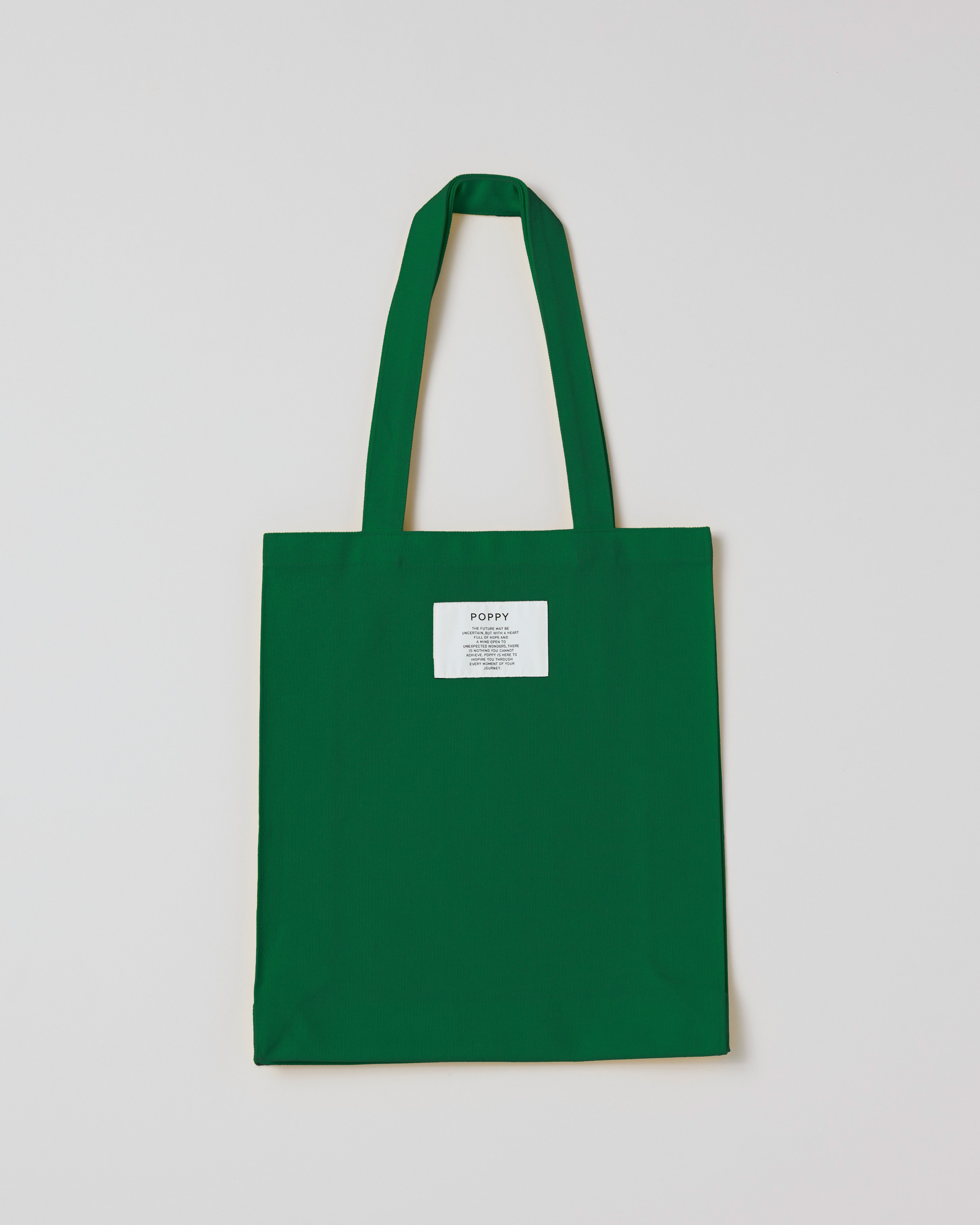 Logo tote bag (green)