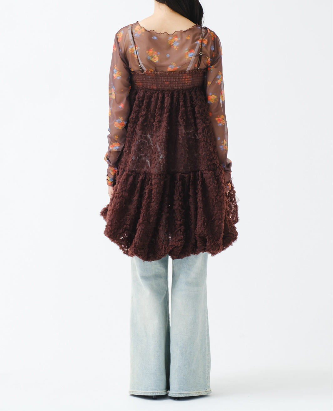 モデル身長 : 154cm 