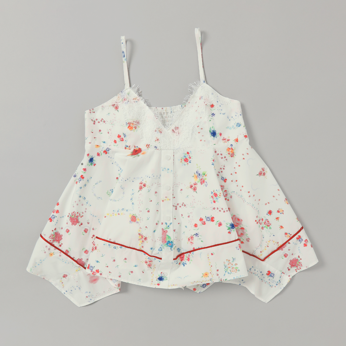 Handkerchief hem tunic (multi)