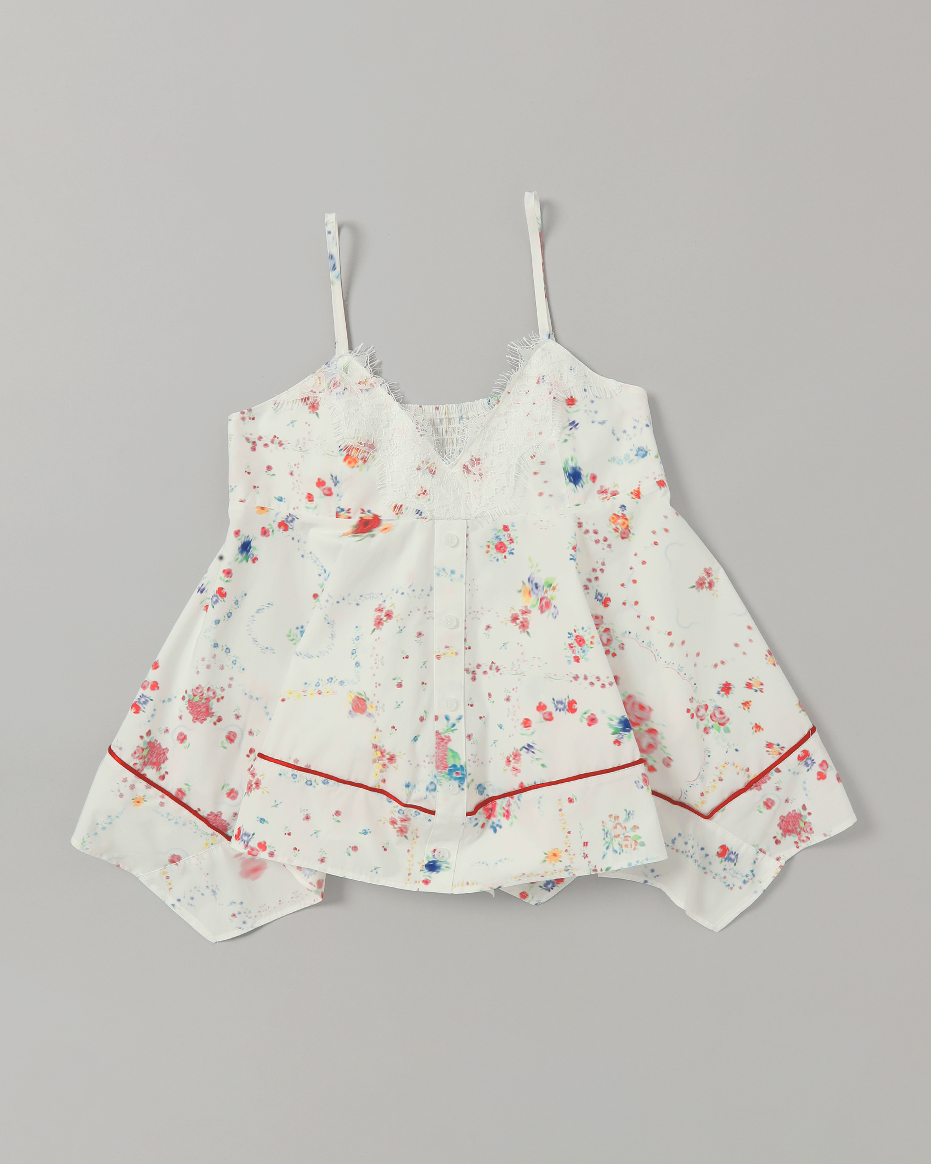 Handkerchief hem tunic (multi)