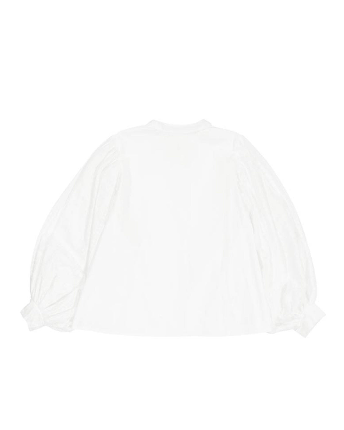 Cotton lace volume blouse