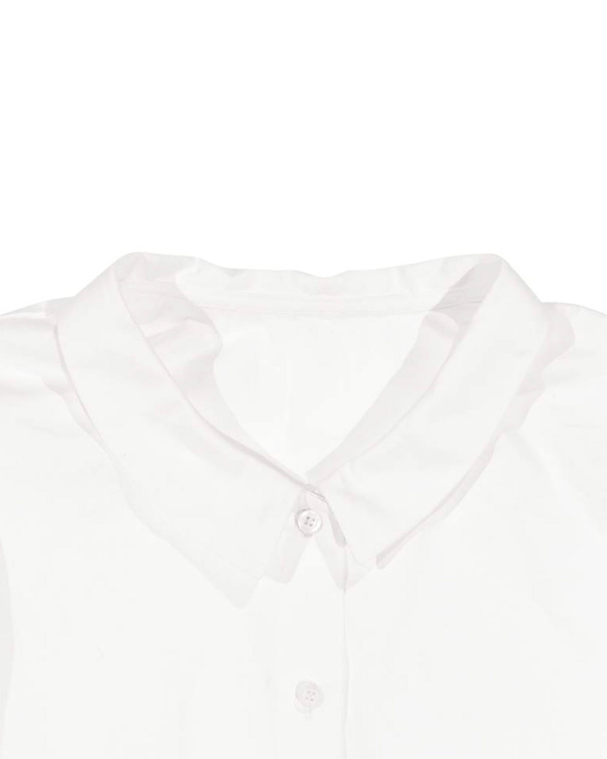 Cotton lace volume blouse