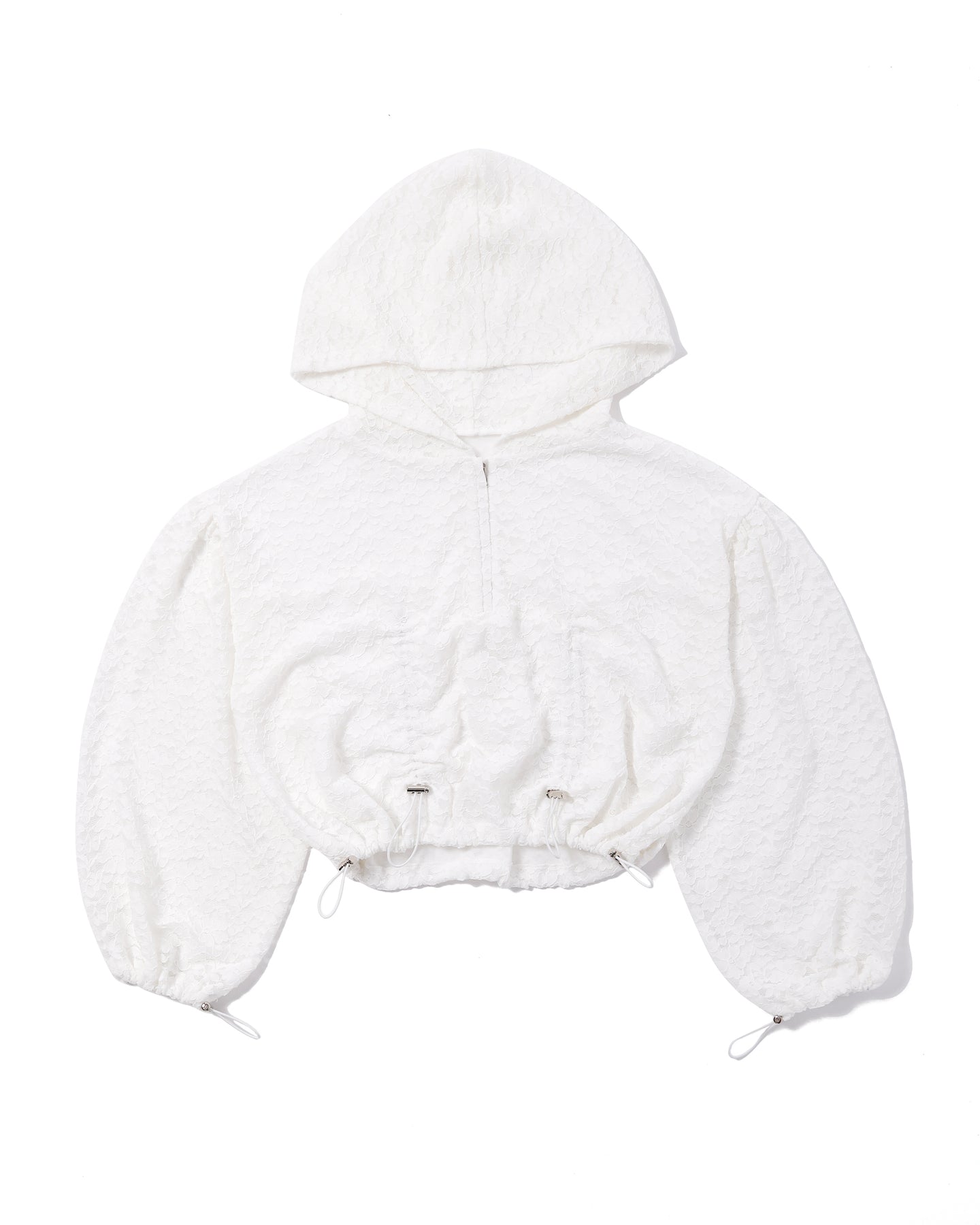 Cropped lacehoodie – POPPY