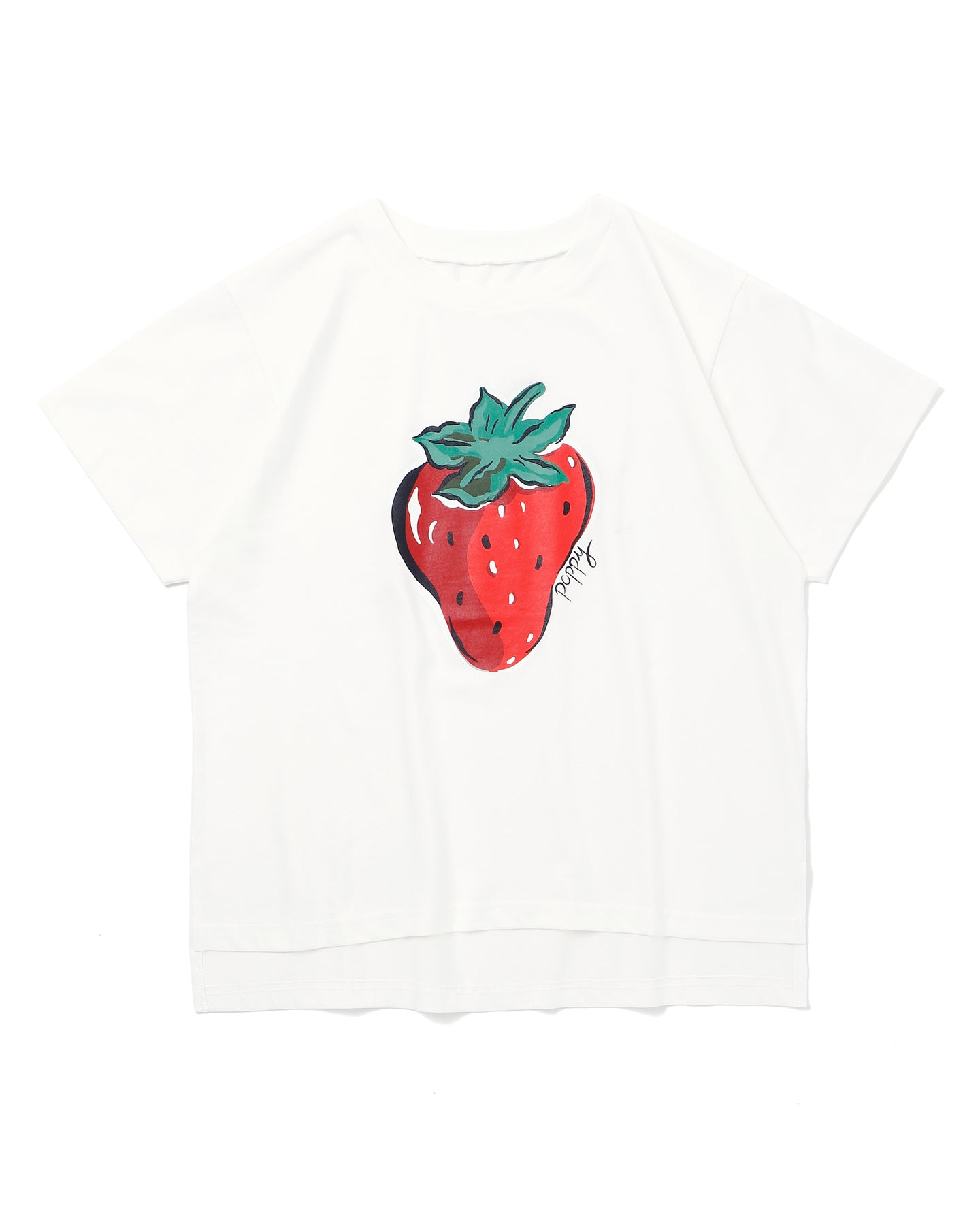 poppy tokyo いちごプリントTシャツ
