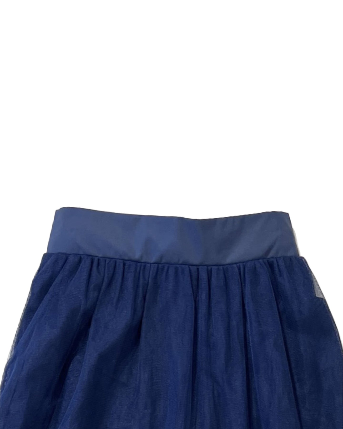 tulle gather volume skirt(navy) – POPPY