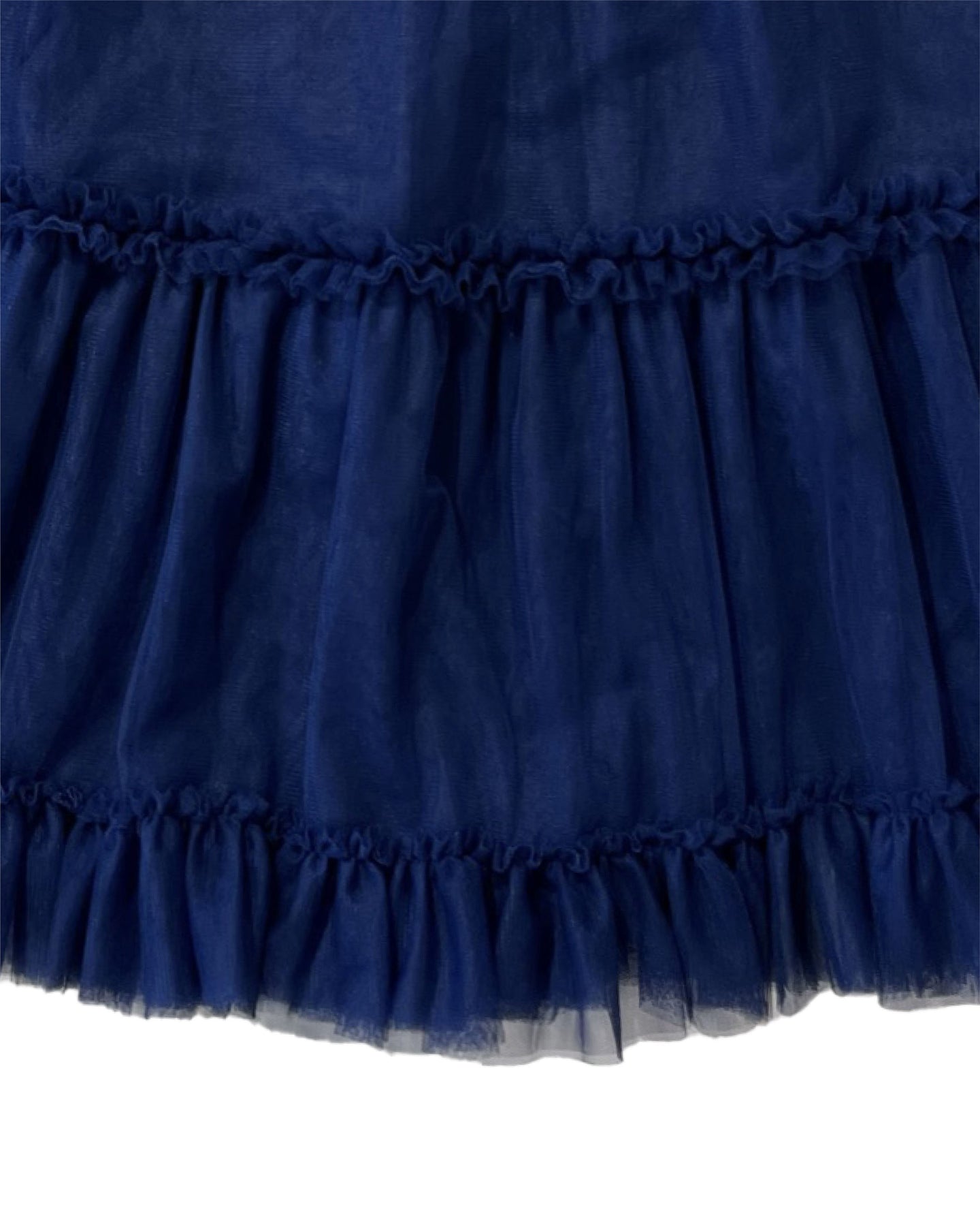 tulle gather volume skirt(navy) – POPPY