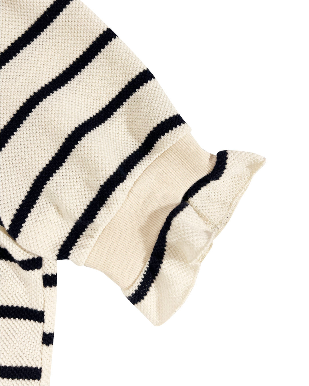 ボーダーフリルサマーニット / border frill summer knit – POPPY