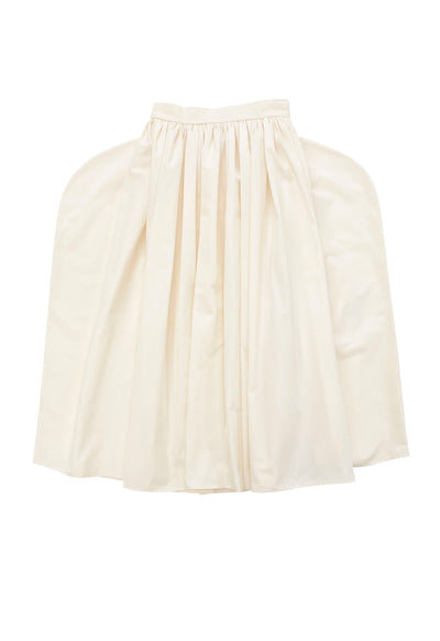 ◯ Gather Volume Skirt (White)